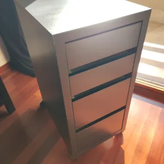 Cajonera IKEA Micke Marrón Wengué