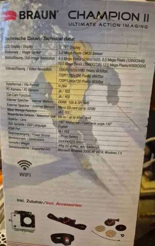 Cámara Deportiva Braun Champion II