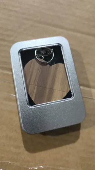 Onwomania USB Corazón Madera 15gb bonito regalo