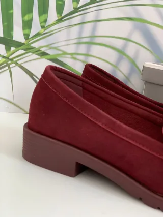 Mocasines terciopelo. Número 39
