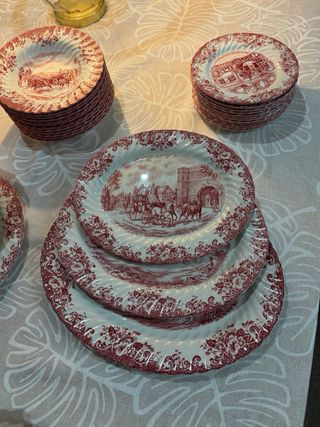 Vajilla Inglesa Vintage Johnson Brothers 101 Pieza