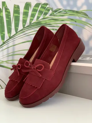 Mocasines terciopelo. Número 40