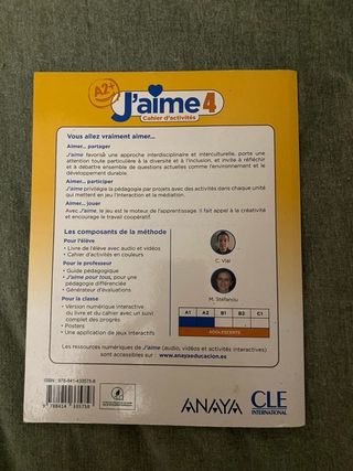 Libros Francés A2+. Anaya