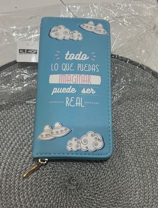Cartera monedero ALE-HOP azul