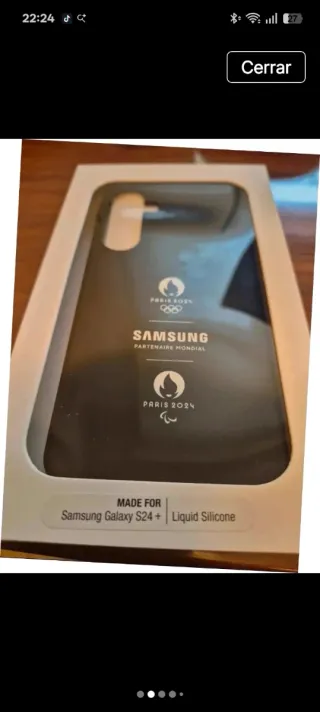 Funda Samsung Liquid Silicone Galaxy S24+ Oficial