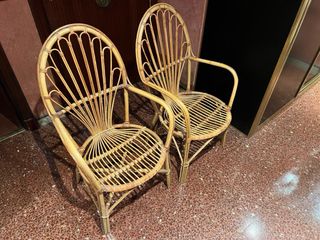 Estantería Ratan con Armario y 2 Sillas