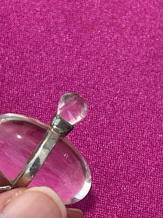 Vara de poder cuarzo y plata