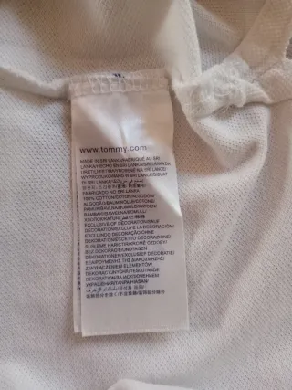 Polo Tommy Hilfiger Uomo Bianco Taglia L