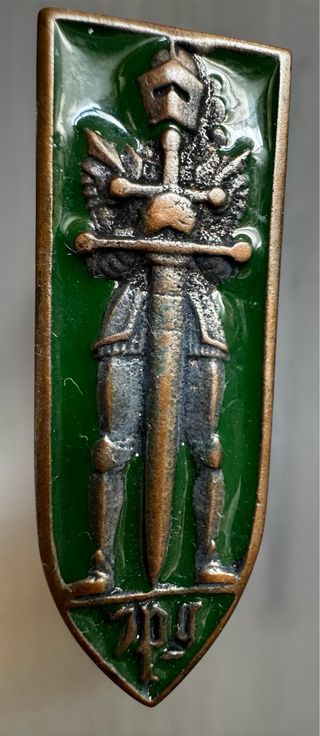 Spilla Jean Paul Gaultier oro e verde