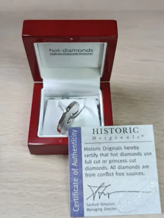 Colgante Plata Hot Diamonds Cadena