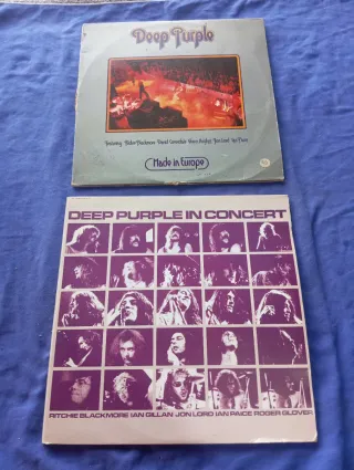 Lote Vinilos Deep Purple Made in Europe