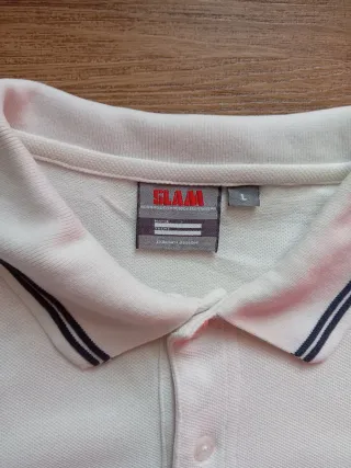 Polo SLAM bianco uomo L