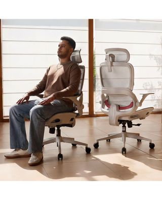 ★ Silla Oficina SIHOO B100 Lite-M102, Gris-Blanca