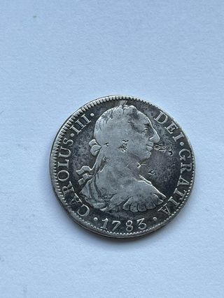 8 Reales Plata Carlos III 1783 México