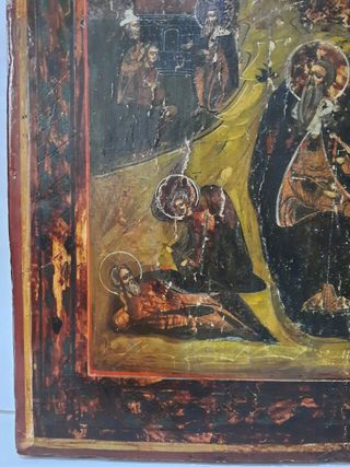 Icono antiguo: Ascensión del Profeta Elías