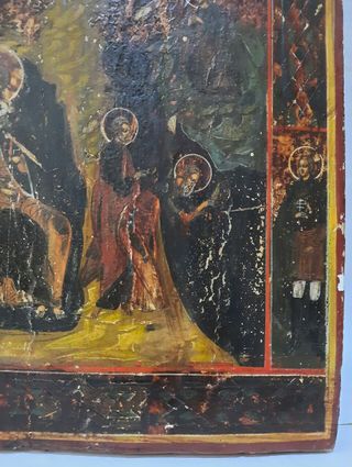 Icono antiguo: Ascensión del Profeta Elías