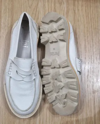 Mocasines pertini Blancos