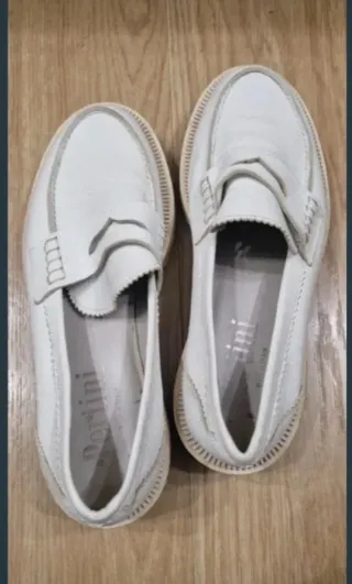 Mocasines pertini Blancos