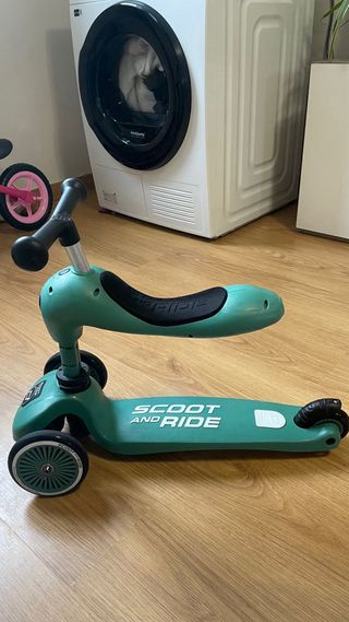 Patinete 2 en 1 Scoot and Ride Verde