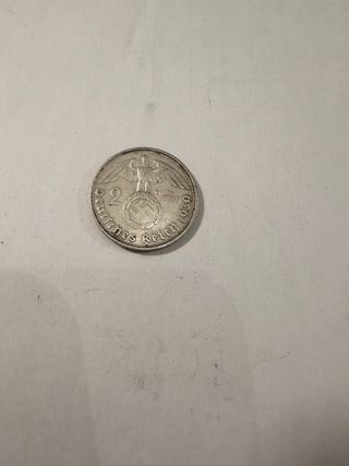 2 Reichmarks Plata 0.625 - 1938 y - 1939