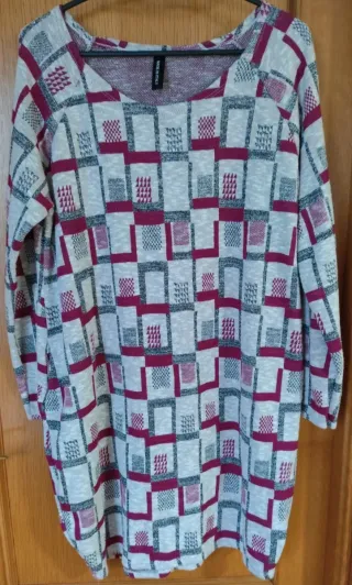 Vestido Made in Italy estampado