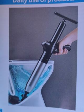 Desatascador de aire a presión, A ESTRENAR