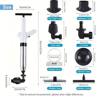 Desatascador de aire a presión, A ESTRENAR