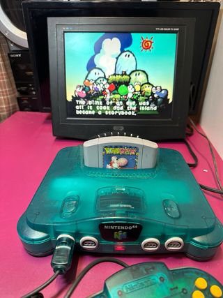 Nintendo 64 Verde Transparente