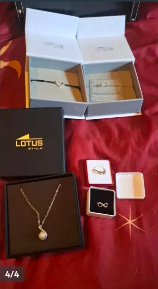 Lote Joyas Lotus Style Plata Mujer