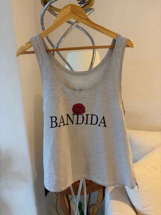 Camiseta sin mangas“ Bandida“ Tank top