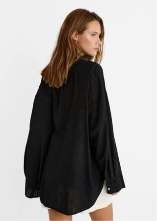 STRADIVARIUS - Camisa Oversize Rústica