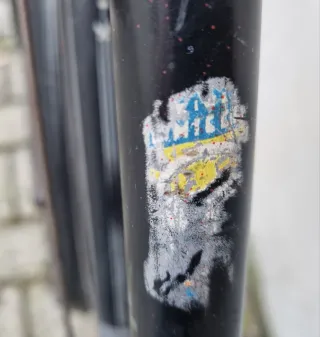 Bici Vintage italiana con freni a bacchetta