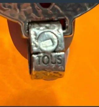 Colgante Tous Plata Círculo Flor