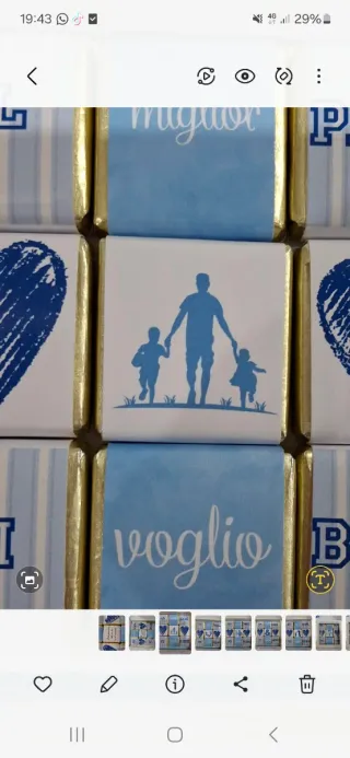 Scatolina Festa del Papà personalizzata