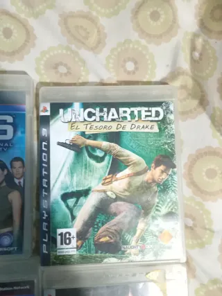 Lote Juegos PS3: WWE 2K17, NCIS, Uncharted, FIFA 1