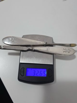 Dos piezas de plata antiguas