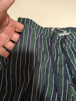 Pantalón de rayas mujer