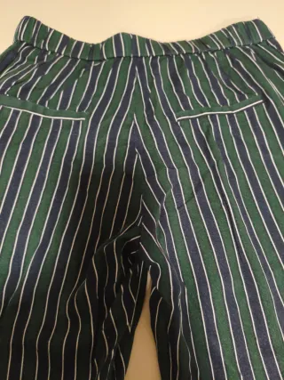 Pantalón de rayas mujer