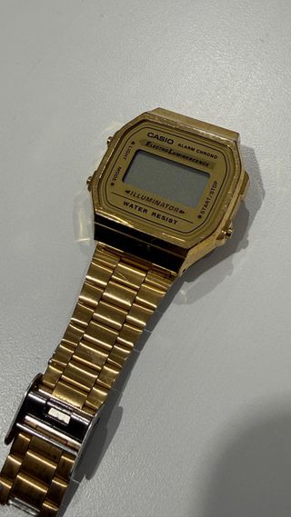 Reloj Casio Vintage Dorado Retro