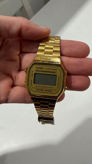 Reloj Casio Vintage Dorado Retro