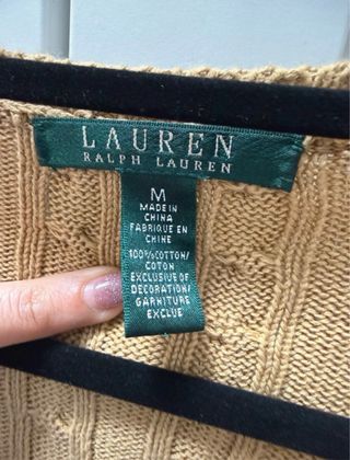 Jersey Ralph Lauren amarillo talla M