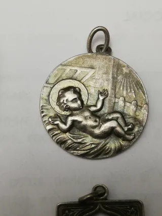 Lote 10 medallas plata.