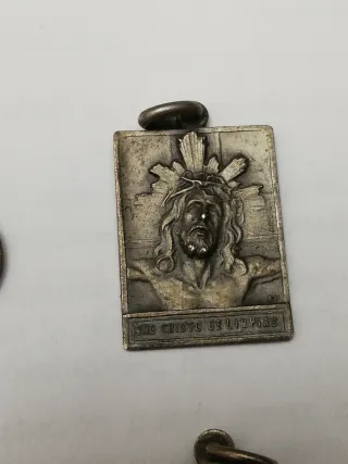 Lote 10 medallas plata.