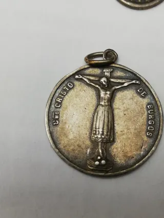 Lote 10 medallas plata.