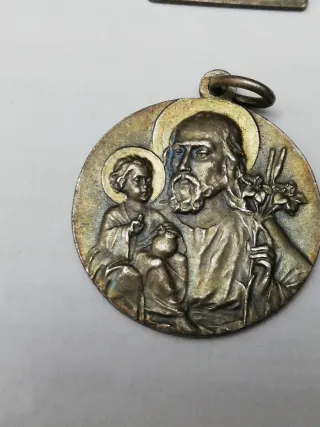 Lote 10 medallas plata.