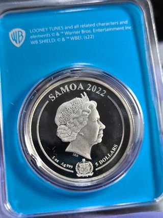 Moneda Plata 1 Onza Looney Tunes Pato Lucas