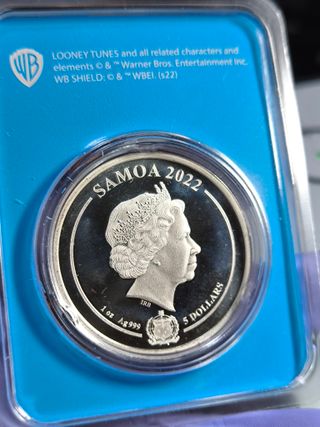 Moneda Plata 1 Onza Looney Tunes Pato Lucas