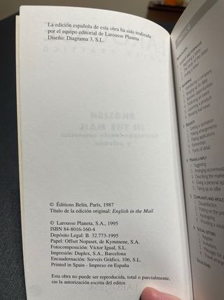 Ingles - Mail Correspondencia Comercial - larousse