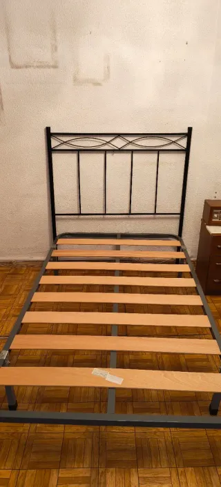 Cabecero de forja negro