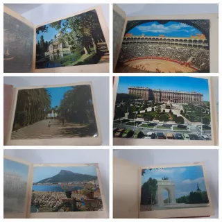 2 Álbumes Postales Años 50 y más